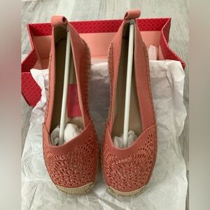 Kelly & Katie Espadrille Eyelet Flat Loafers